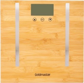 Goldmaster GM-7189 Yağ Ölçen Vücut Analizi Yapan Kas Ölçen Bambu Dijital Tartı