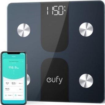 Anker BMI-T9146 Yağ Ölçen Vücut Analizi Yapan Bluetoothlu Kas Ölçen Cam Dijital Akıllı Tartı