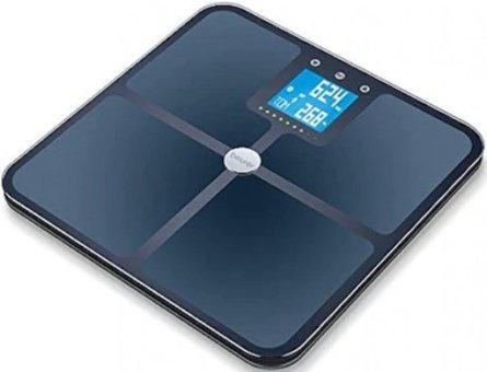 Beurer Bf 950 Yağ Ölçen Vücut Analizi Yapan Bluetoothlu Kas Ölçen Cam Dijital Akıllı Tartı Lacivert