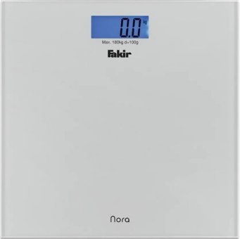 Fakir Nora Cam Dijital Tartı Gri