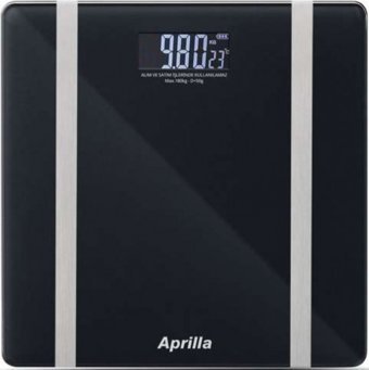Aprilla ABS 1082 Yağ Ölçen Vücut Analizi Yapan Kas Ölçen Cam Dijital Akıllı Tartı