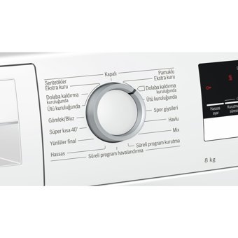 Bosch WTR85V00TR 8 kg A++ Enerji Sınıfı Isı Pompalı Kurutma Makinesi