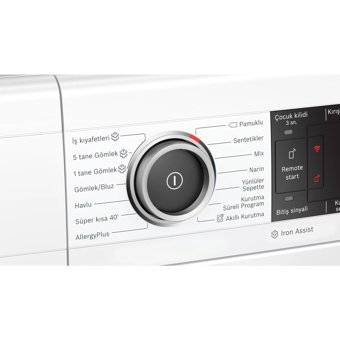 Bosch WTX87K80TR 9 kg A++ Enerji Sınıfı Isı Pompalı Wifi Kurutma Makinesi