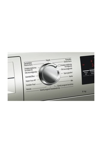 Bosch Serie 4 WTR85V0STR 8 kg A++ Enerji Sınıfı Isı Pompalı Kurutma Makinesi