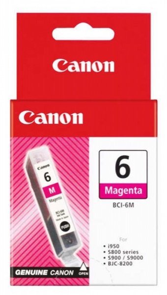 Canon BCI-6M Orijinal Kırmızı Mürekkep Kartuş