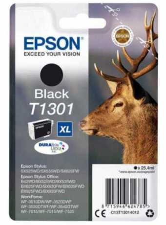 Epson T1301 Orijinal Siyah Mürekkep Kartuş