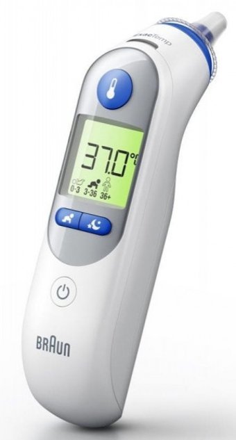 Braun 7 IRT 6525 Kulaktan Temassız Dijital Kulak İçi Yetişkin Ateş Ölçer