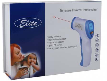 Elite NC-9900 Ağız Temassız Dijital Tabanca Bebek Ateş Ölçer
