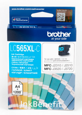 Brother LC565XL-C Orijinal Mavi Mürekkep Kartuş