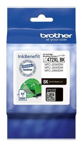 Brother LC472XL-B Orijinal Siyah Mürekkep Kartuş
