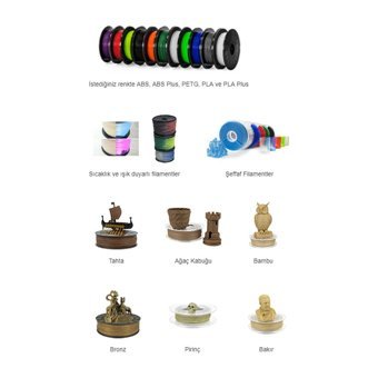 ArtıBoyut A0 Pro Otomatik Kalibrasyonlu Sessiz 3D Yazıcı