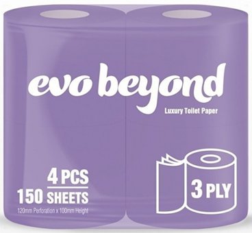 Only Evo Beyond 3 Katlı Renkli 4'lü Rulo Tuvalet Kağıdı