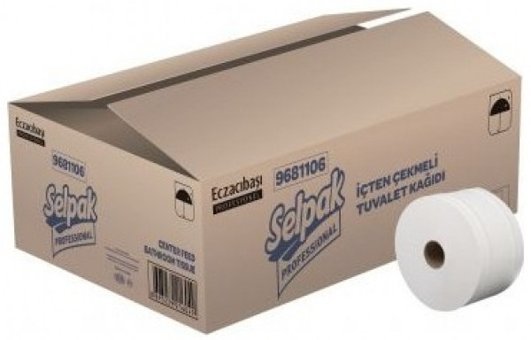 Selpak Optimum 2 Katlı İçten Çekmeli 6'lı Rulo Tuvalet Kağıdı