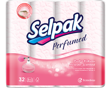 Selpak 3 Katlı Kokulu Renkli 32'li Rulo Tuvalet Kağıdı