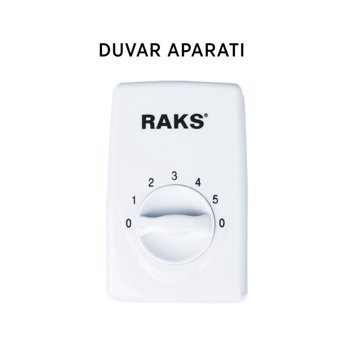 Raks PF 56 Rika Işıklı Kumandalı Plastik 3 Kanatlı Beyaz Tavan Vantilatörü