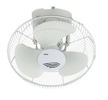 Raks CF 16 MX Metal 3 Kanatlı Beyaz Tavan Vantilatörü