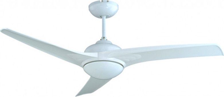 Taflan D52036 Işıklı Kumandalı Plastik 3 Kanatlı Beyaz Tavan Vantilatörü