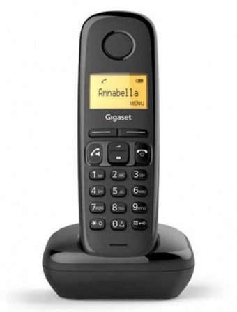 Gigaset A270 80 Kayıt 1 Ahize Telsiz Telefon Siyah