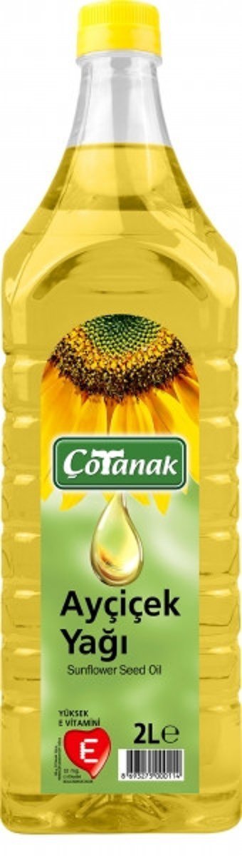 Çotanak Pet Ayçiçek Yağı 2 lt