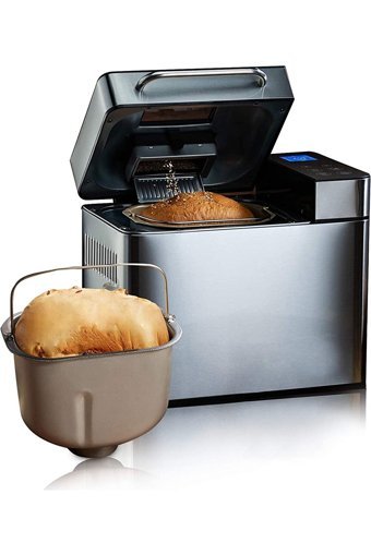 Bilge Home Coocher 5239 Tek Hazneli 3 Karıştırıcılı Zaman Ayarlı 710 W Inox Ekmek Yapma Makinesi