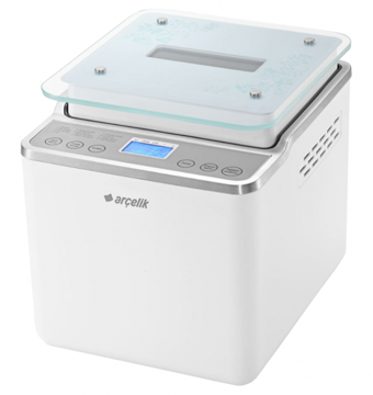 Arçelik K 2720 Tek Hazneli 3 Karıştırıcılı Zaman Ayarlı 600 W Beyaz Ekmek Yapma Makinesi