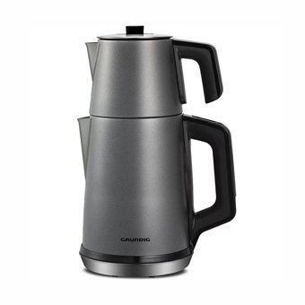 Grundig TM 6860 Çelik Demlikli 1650 W Çelik Gövdeli İnox Retro Çay Makinesi