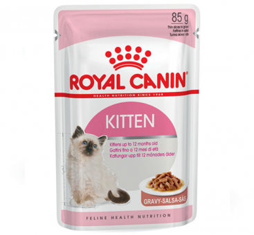 Royal Canin Instinctive Gravy Pouch Kümes Hayvanlı Soslu Yavru Yaş Kedi Maması 85 gr
