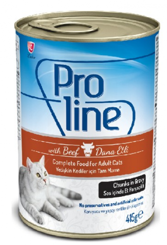 Proline Dana Etli Jöleli Yetişkin Yaş Kedi Maması 415 gr