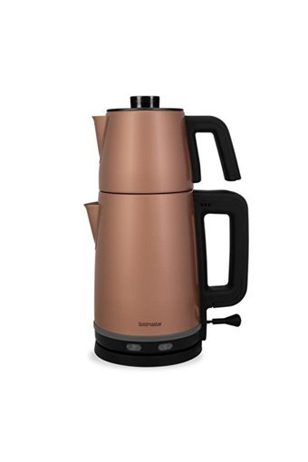Goldmaster Sefam By-5314 Çelik Demlikli 2200 W Çelik Gövdeli Rose Gold Vintage Çay Makinesi