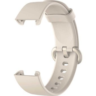 Xiaomi Mi Watch Lite Uyumlu Silikon Akıllı Bileklik Kordonu Krem