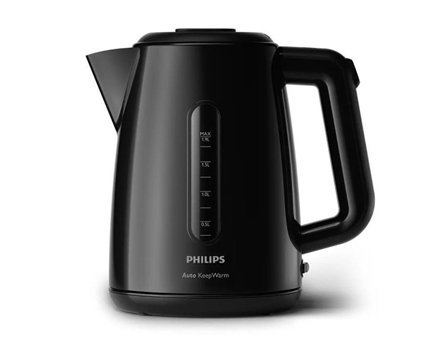 Philips HD7301/00 Cam Demlikli 1700 W Plastik Gövdeli Siyah Vintage Çay Makinesi