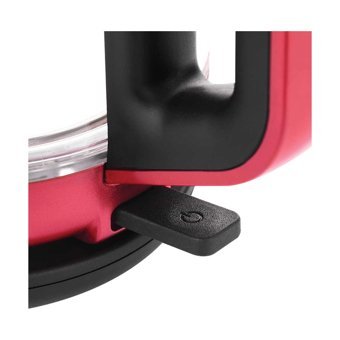 Stilevs Biçay Glass Cam Demlikli 1650 W Cam Gövdeli Kırmızı Çay Makinesi