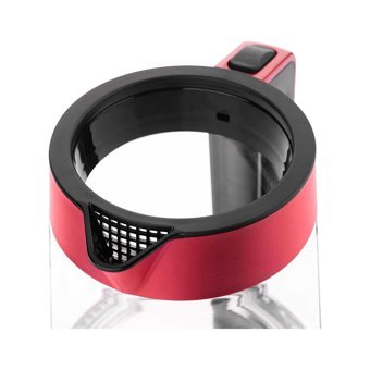 Stilevs Biçay Glass Cam Demlikli 1650 W Cam Gövdeli Kırmızı Çay Makinesi