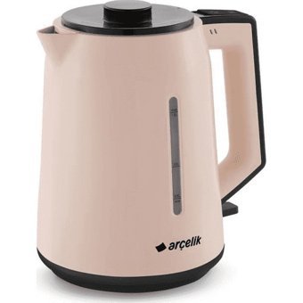 Arçelik CM 3940P Cam Demlikli 1800 W Plastik Gövdeli Pembe Retro Çay Makinesi