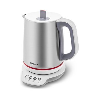 Homend Royaltea Smart 1790H Konuşan Çelik Demlikli 1800 W Çelik Gövdeli İnox Çay Makinesi