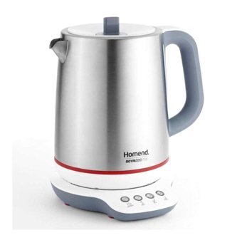 Homend Royal Tea 1709 Konuşan Çelik Demlikli 1800 W Çelik Gövdeli İnox Retro Çay Makinesi
