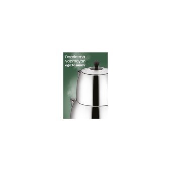 Goldmaster TrendTea IN - 6109 Çelik Demlikli 2200 W Çelik Gövdeli İnox Çay Makinesi