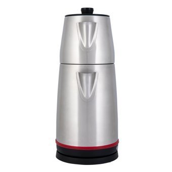 Goldmaster GM-7342 Çelik Demlikli 2200 W Çelik Gövdeli İnox Retro Çay Makinesi