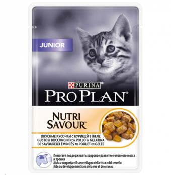 Pro Plan Junior Pouch Tavuklu Soslu Yavru Yaş Kedi Maması 85 gr
