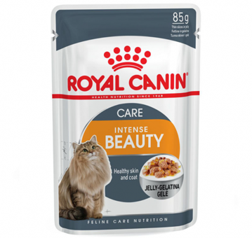 Royal Canin Intense Beauty Jelly Pouch Kümes Hayvanlı Jöleli Yetişkin Yaş Kedi Maması 85 gr