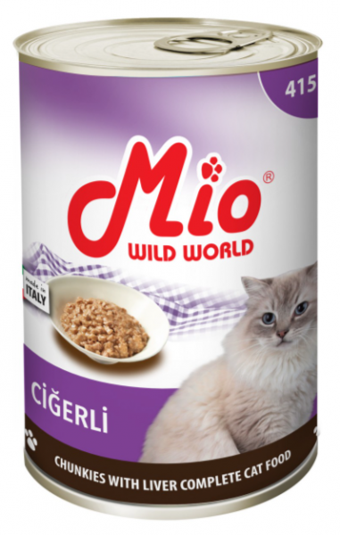 Mio Ciğerli Yetişkin Yaş Kedi Maması 415 gr