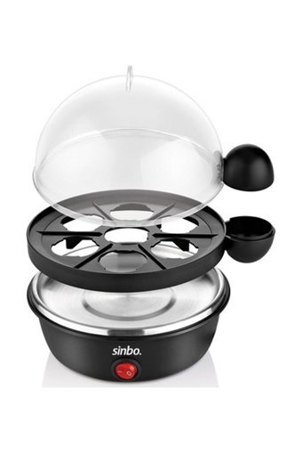 RealFoni rf-85322 7'li 350 W Plastik Siyah Yumurta Haşlayıcı
