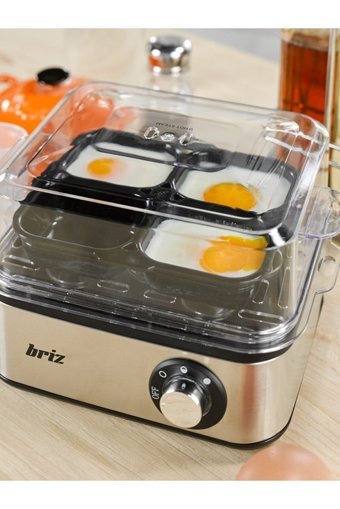 Briz BR360 8'li 500 W Çelik İnox Yumurta Haşlayıcı