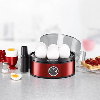 Rommelsbacher ER 405/R 7'li 400 W Çelik Kırmızı Yumurta Haşlayıcı