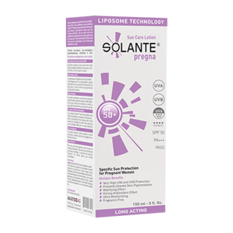 Solante Pigmenta Renksiz 50+ Faktör Mineral Filtreli Yağsız Suya Dayanıklı Güneş Losyonu 150 ml