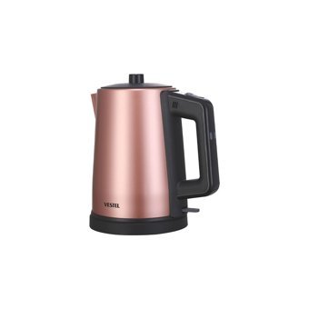Vestel Sefa 5000 R Çelik Demlikli 1800 W Çelik Gövdeli Rose Gold Çay Makinesi