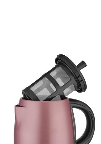 Bernardo Sapphire Çelik Demlikli 200 W Çelik Gövdeli Rose Gold Vintage Çay Makinesi