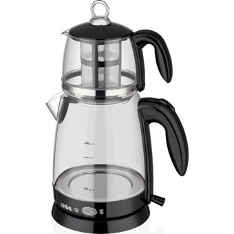 Sinbo STM-5829 Cam Demlikli 2200 W Cam Gövdeli Şeffaf Çay Makinesi