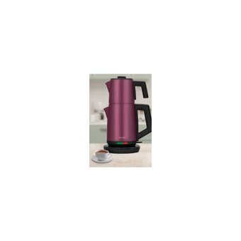 Goldmaster Hoşsefa GM - 7386 Çelik Demlikli 2200 W Çelik Gövdeli Mor Çay Makinesi