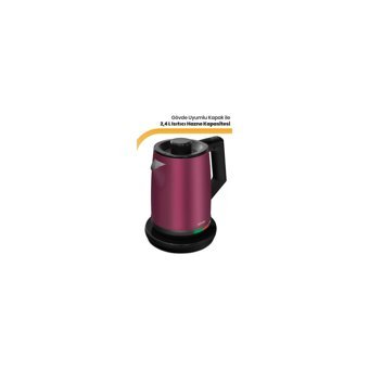 Goldmaster Hoşsefa GM - 7386 Çelik Demlikli 2200 W Çelik Gövdeli Mor Çay Makinesi